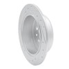 E-Line Drilled & Slotted Silver Brake Rotor, 1996-1999 Lexus/Toyota/Scion, Position: Rear Right - image 2
