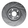 E-Line Drilled & Slotted Silver Brake Rotor, 2000-2010 Fits Multiple Makes/Models, Position: Front Right - image 4