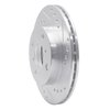 E-Line Drilled & Slotted Silver Brake Rotor, 1999-2005 Lexus/Toyota/Scion, Position: Front Right - image 3