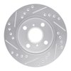 E-Line Drilled & Slotted Silver Brake Rotor, 1999-2005 Lexus/Toyota/Scion, Position: Front Right - image 4