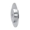 E-Line Drilled & Slotted Silver Brake Rotor, 2008-2018 Fits Multiple Makes/Models, Position: Rear Left - image 3
