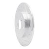 E-Line Drilled & Slotted Silver Brake Rotor, 2008-2018 Fits Multiple Makes/Models, Position: Rear Right - image 2