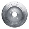 E-Line Drilled & Slotted Silver Brake Rotor, 2009-2015 Lexus/Toyota/Scion, Position: Rear Right - image 4