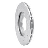 E-Line Drilled & Slotted Silver Brake Rotor, 1979-1983 Lexus/Toyota/Scion, Position: Front Right - image 1