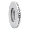 E-Line Drilled & Slotted Silver Brake Rotor, 1989-1993 Lexus/Toyota/Scion, Position: Front Right - image 3