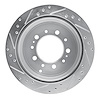 E-Line Drilled & Slotted Silver Brake Rotor, 1998-2007 Lexus/Toyota/Scion, Position: Rear Right - image 1