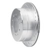 E-Line Drilled & Slotted Silver Brake Rotor, 1998-2007 Lexus/Toyota/Scion, Position: Rear Right - image 3