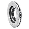E-Line Drilled & Slotted Silver Brake Rotor, 1993-1997 Lexus/Toyota/Scion, Position: Front Right - image 1
