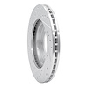 E-Line Drilled & Slotted Silver Brake Rotor, 1993-1998 Lexus/Toyota/Scion, Position: Front Right - image 1