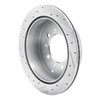 E-Line Drilled & Slotted Silver Brake Rotor, Fits Select Lexus/Toyota/Scion, Position: Rear Right - image 3