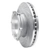 E-Line Drilled & Slotted Silver Brake Rotor, 2013-2020 Hino, Position: Rear Left - image 2