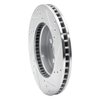 E-Line Drilled & Slotted Silver Brake Rotor, Fits Select Lexus/Toyota/Scion, Position: Front Left - image 3
