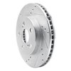 E-Line Drilled & Slotted Silver Brake Rotor, Fits Select Lexus/Toyota/Scion, Position: Front Left - image 4