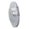 E-Line Drilled & Slotted Silver Brake Rotor, Fits Select Lexus/Toyota/Scion, Position: Front Right - image 4