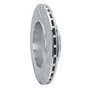 E-Line Drilled & Slotted Silver Brake Rotor, 2014-2016 Maserati, Position: Rear Left - image 1