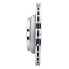 E-Line Drilled & Slotted Silver Brake Rotor, 2014-2016 Maserati, Position: Rear Right - image 1