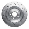 E-Line Drilled & Slotted Silver Brake Rotor, 2017-2020 Maserati, Position: Rear Left - image 4