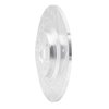 E-Line Drilled & Slotted Silver Brake Rotor, 2001-2005 Ford/Lincoln/Mercury/Mazda, Position: Rear Right - image 4