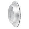 E-Line Drilled & Slotted Silver Brake Rotor, 1992-2006 Ford/Lincoln/Mercury/Mazda, Position: Rear Right - image 4