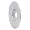 E-Line Drilled & Slotted Silver Brake Rotor, Fits Select Fits Multiple Makes/Models, Position: Rear Left - image 2