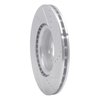 E-Line Drilled & Slotted Silver Brake Rotor, Fits Select Fits Multiple Makes/Models, Position: Front Left - image 2