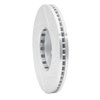 E-Line Drilled & Slotted Silver Brake Rotor, Fits Select Ford/Lincoln/Mercury/Mazda, Position: Front Left - image 3