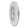 E-Line Drilled & Slotted Silver Brake Rotor, 2012-2015 Lexus/Toyota/Scion, Position: Front Right - image 1