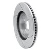 E-Line Drilled & Slotted Silver Brake Rotor, 1999-2003 Renault, Position: Front Left - image 4
