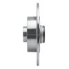 E-Line Drilled & Slotted Silver Brake Rotor, 2011-2015 Renault, Position: Rear Left - image 2