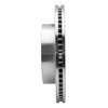 E-Line Drilled & Slotted Silver Brake Rotor, 2006-2010 GM, Position: Front Left - image 4