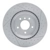 E-Line Dimpled & Slotted Brake Rotor, 2013-2013 BMW, Position: Rear - image 4