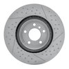 E-Line Dimpled & Slotted Brake Rotor, 2012-2020 BMW, Position: Rear - image 4