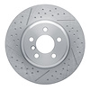 E-Line Dimpled & Slotted Brake Rotor, 2013-2021 BMW, Position: Rear - image 1