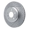 E-Line Dimpled & Slotted Brake Rotor, 2013-2021 BMW, Position: Rear - image 4
