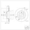 E-Line Blank Brake Rotor, 1995-2002 Suzuki, Position: Front - image 1