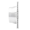 E-Line Blank Brake Rotor, 1987-1989 Audi/Porsche/Volkswagen, Position: Rear - image 4