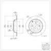 E-Line Blank Brake Rotor, 2010-2016 Kia/Hyundai/Genesis, Position: Rear - image 2