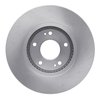 E-Line Blank Brake Rotor, 2007-2009 Kia/Hyundai/Genesis, Position: Front - image 2