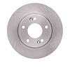 E-Line Blank Brake Rotor, 1992-1997 Subaru, Position: Rear