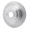 E-Line Blank Brake Rotor, 2005-2009 Subaru, Position: Rear - image 2