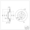 E-Line Blank Brake Rotor, 2000-2006 Jaguar, Position: Rear - image 4