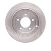 E-Line Blank Brake Rotor, 2004-2006 Kia/Hyundai/Genesis, Position: Rear - image 4