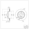 E-Line Blank Brake Rotor, 2004-2010 BMW, Position: Rear - image 4