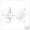 E-Line Blank Brake Rotor, 2006-2013 BMW, Position: Front - image 4