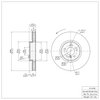 E-Line Blank Rotor, 2010-2011 BMW, Position: Front Left - image 2