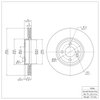 E-Line Blank Brake Rotor, 2007-2015 Mini, Position: Front - image 2