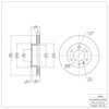 E-Line Blank Brake Rotor, Fits Select Fits Multiple Makes/Models, Position: Front - image 2