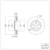 E-Line Blank Brake Rotor, Fits Select Mopar, Position: Front - image 3