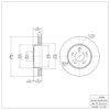 E-Line Blank Brake Rotor, 2007-2012 Mopar, Position: Front - image 3