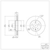 E-Line Blank Brake Rotor, 2008-2014 GM, Position: Front - image 1